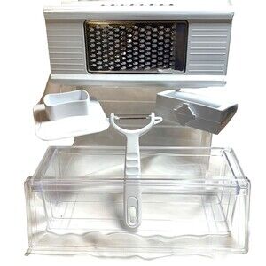 5In1 Mandoline Slicer for Kitchen Cheese Grater Multi Purpose Veggie Slicer New